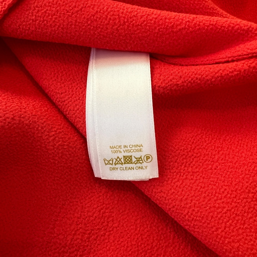 Kate Spade Red Dress Sz14 - Picture 7 of 12